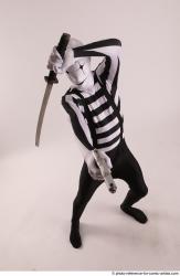 JIRKA STANDING POSE WITH KATANA AND GUN